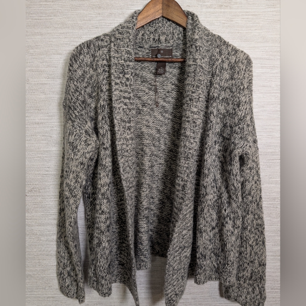 Fenn Wright Manson Wool Blend Marled Open Cardiga… - image 1